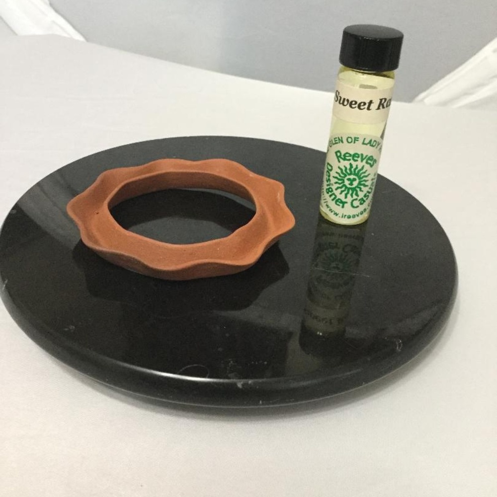 Terra Cotta Oil Ring & Pure Fragrance Oil